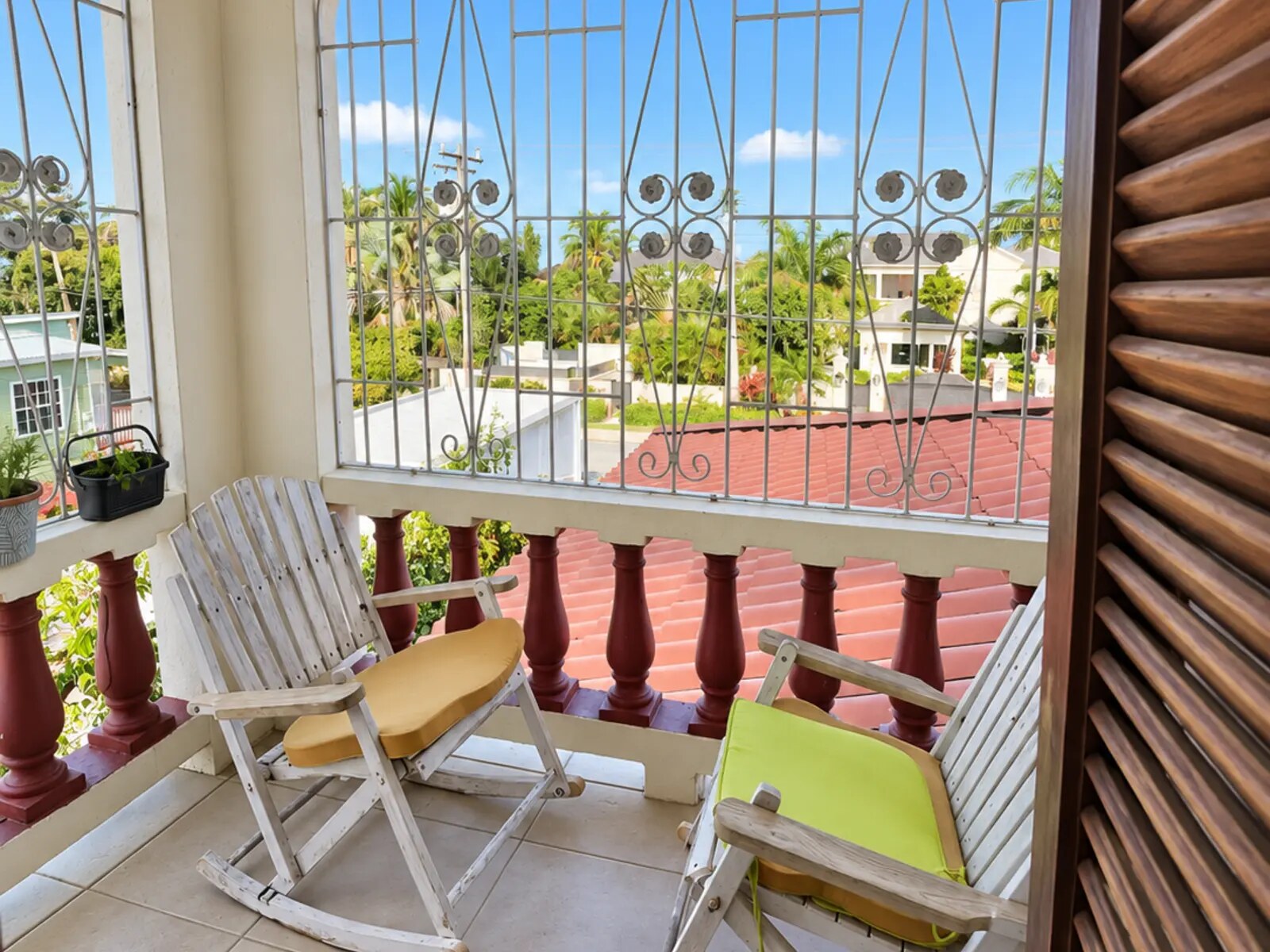 Private balcony